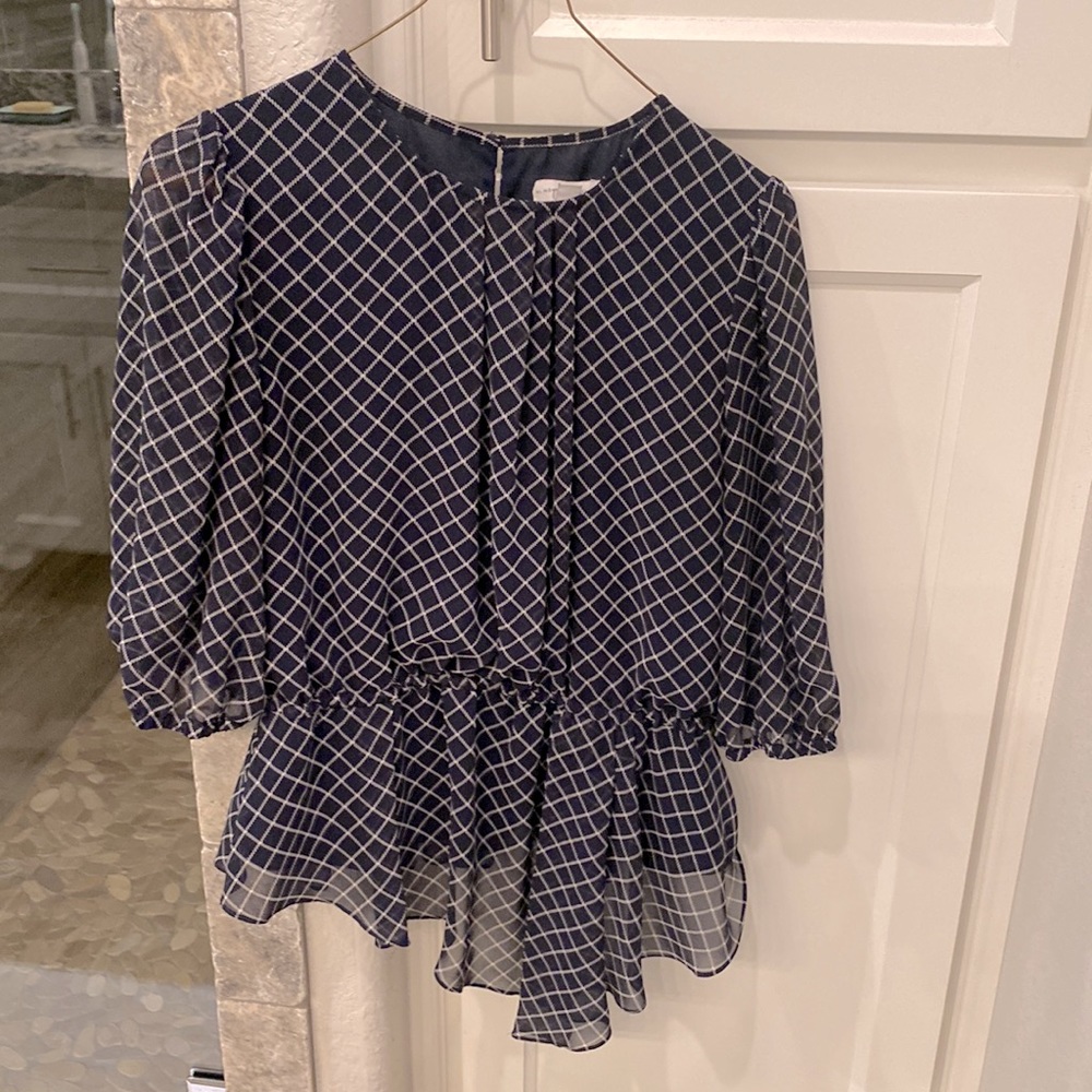 EUC dress blouse by ML Monique Lhuillier